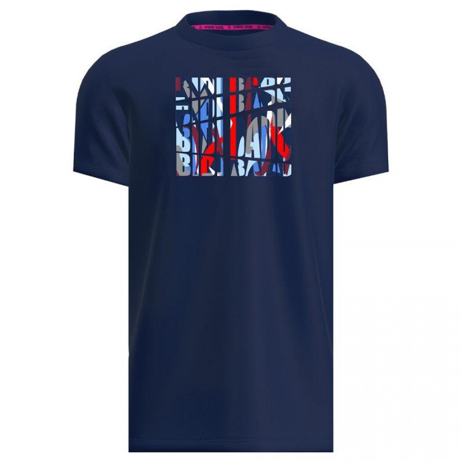 Bidi Badu New York Chill Dark Blue Red T-Shirt  Offer + Cheap