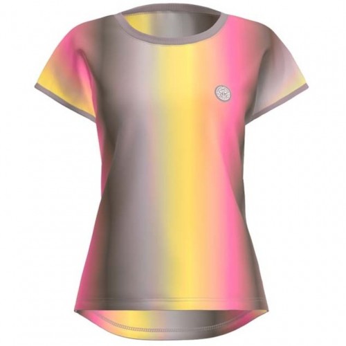 Camiseta Bidi Badu Spectrum Capsleeve Marron Amarillo Mujer Camiseta Bidi Badu Spectrum Capsleeve Marron Amarillo Mujer