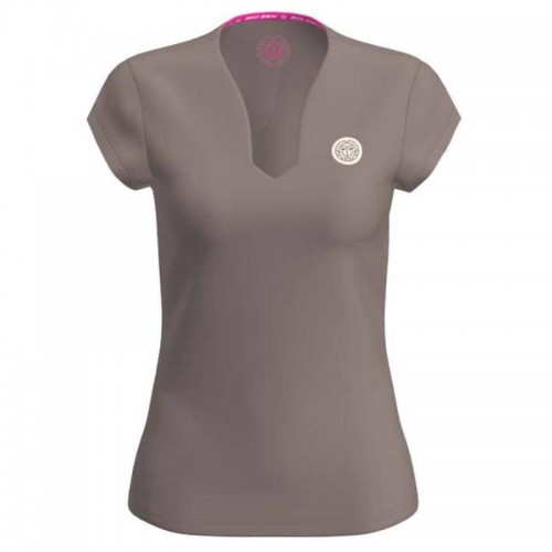 Camiseta Bidi Badu Spectrum V-Neck Marron Mujer Camiseta Bidi Badu Spectrum V-Neck Marron Mujer