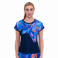 Camiseta Bidi Badu Spike Capsleeve Azul Oscuro Mujer  Oferta + Barato