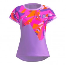 Camiseta Feminina Bidi Badu Spike Capsleeve Roxo Rosa