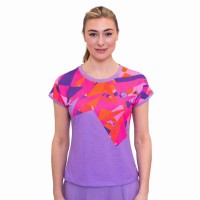 Camiseta Bidi Badu Spike Capsleeve Lila Rosa Mujer  Oferta + Barato