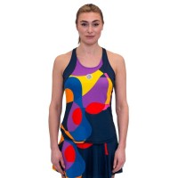 Bidi Badu Twiggy Dark Blue Mix T-Shirt Femme  Offre - Pas cher