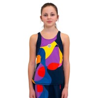 Camiseta Júnior Bidi Badu Twiggy Tank Dark Blue Mix  Oferta + Barato
