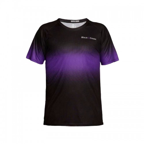 Camiseta Black Crown Alaska Negro Morado Camiseta Black Crown Alaska Negro Morado