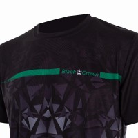 T-Shirt Atlanta Black Crown Noir Vert  Offre - Pas cher