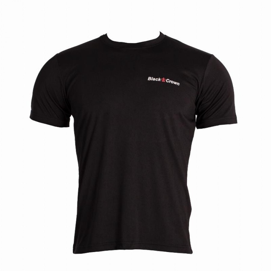 Black Crown Inca Black T-Shirt PADELPOINT Black Crown Inca Black T-Shirt