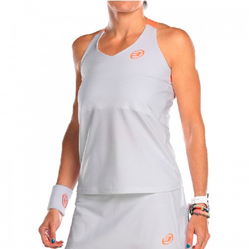 Camiseta branca Bullpadel Acoda Camiseta branca Bullpadel Acoda