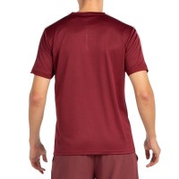 Camiseta Bullpadel Alder Burgundy Wine