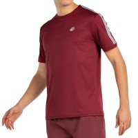 Camiseta Bullpadel Alder Burgundy Wine