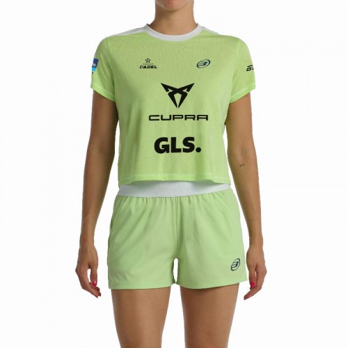 Camiseta Bullpadel Bea Gonzalez Premier Padel Bilma Verde Manzana Camiseta Bullpadel Bea Gonzalez Premier Padel Bilma Verde Manzana