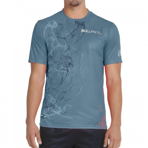 Camiseta Bullpadel Casiop Azul Sombra Camiseta Bullpadel Casiop Azul Sombra