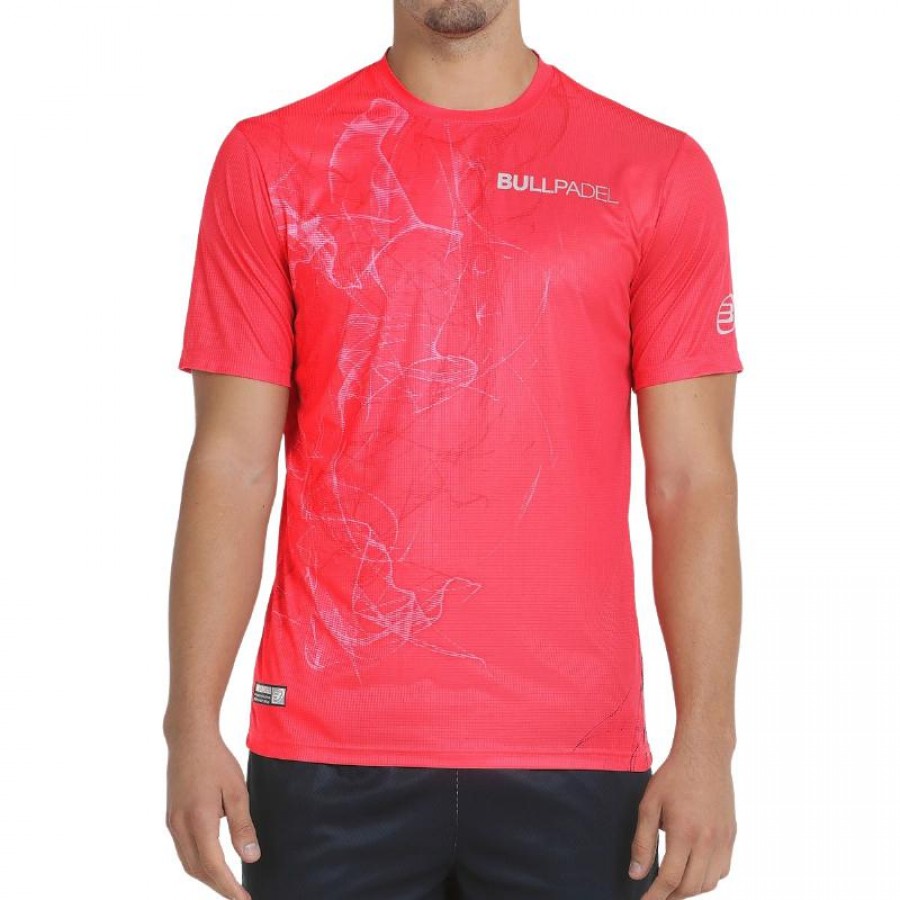 Camiseta Bullpadel Casiop Framboesa  Oferta + Barato