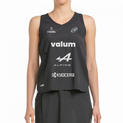 Camiseta Bullpadel Claudia Fernandez Premier Padel Finals Lleva Negro Camiseta Bullpadel Claudia Fernandez Premier Padel Finals Lleva Negro
