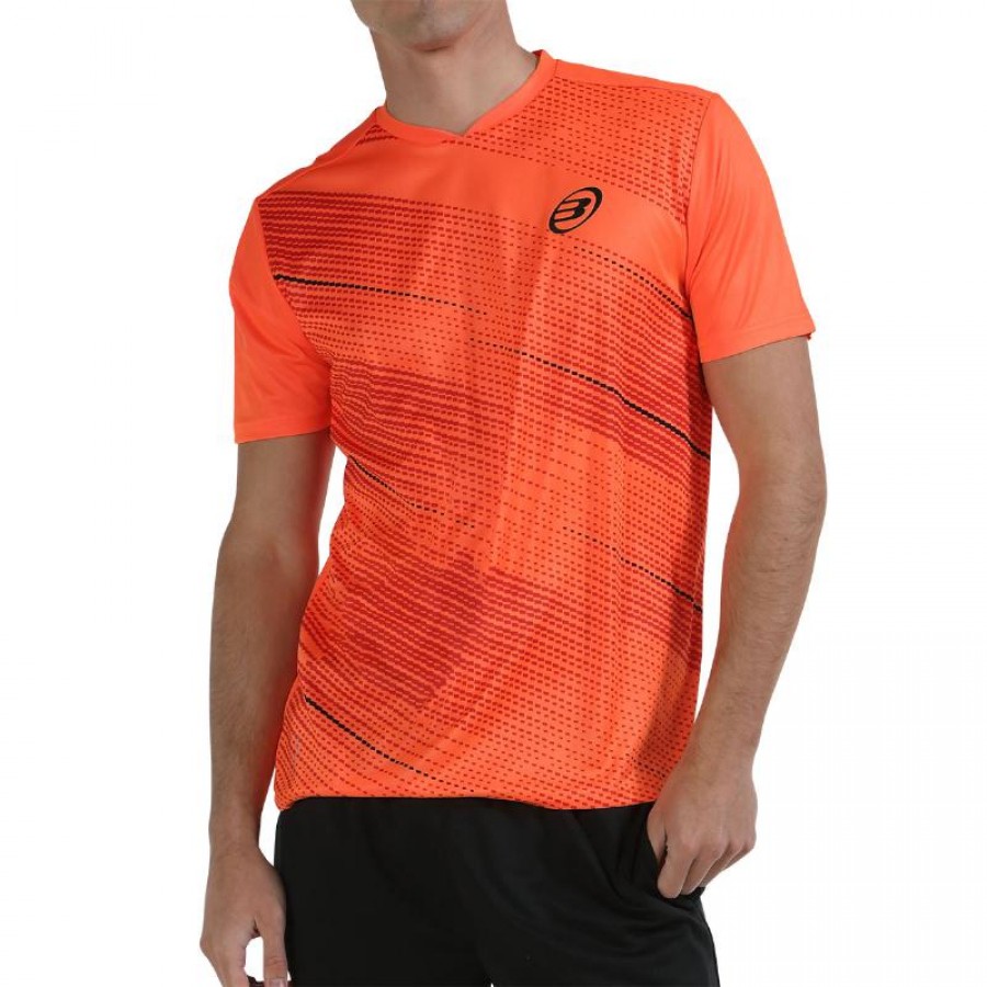 Camiseta de fluor coral bullpadel cojas