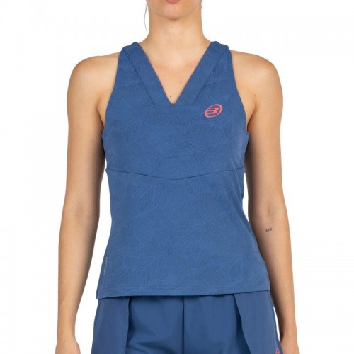 Camiseta Bullpadel Cortega Azul Sombra Camiseta Bullpadel Cortega Azul Sombra