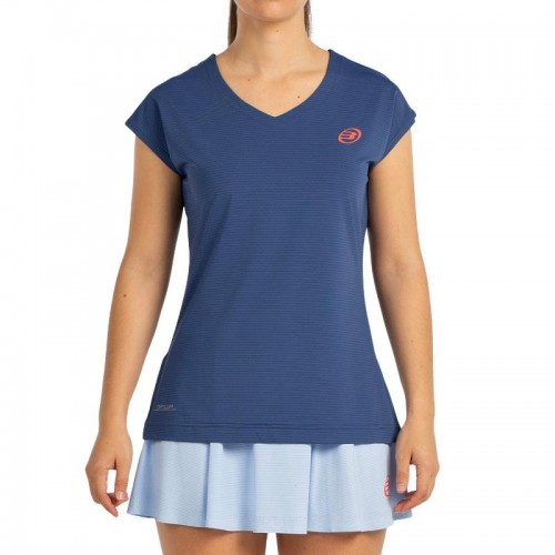 Camiseta Bullpadel Covelo Azul Sombra Camiseta Bullpadel Covelo Azul Sombra