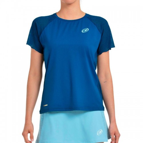 Camiseta Bullpadel Dedale Azul Tinta Camiseta Bullpadel Dedale Azul Tinta