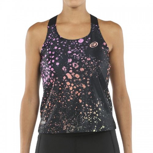 Camiseta preta Bullpadel Eki Camiseta preta Bullpadel Eki