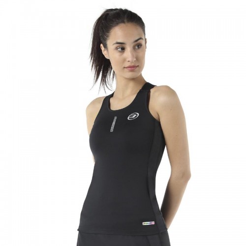 Black Bullpadel elgante preto T-shirt Black Bullpadel elgante preto T-shirt