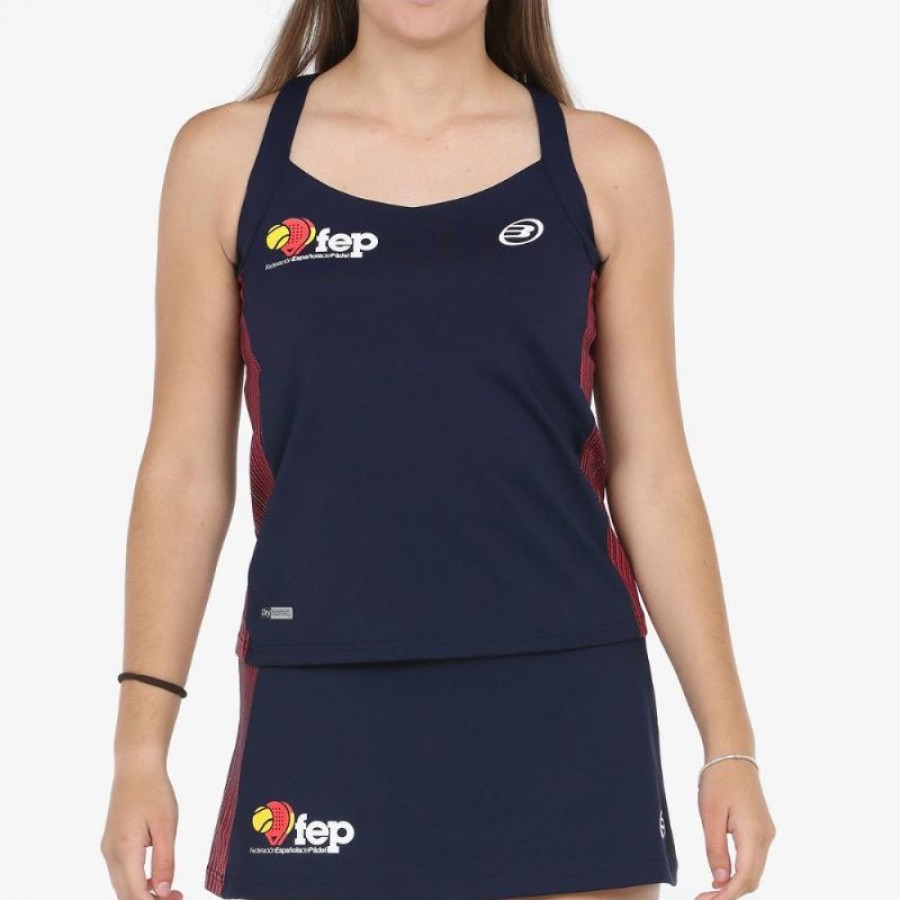 Bullpadel FEP Exima Navy Blue T-Shirt   Offer + Cheap