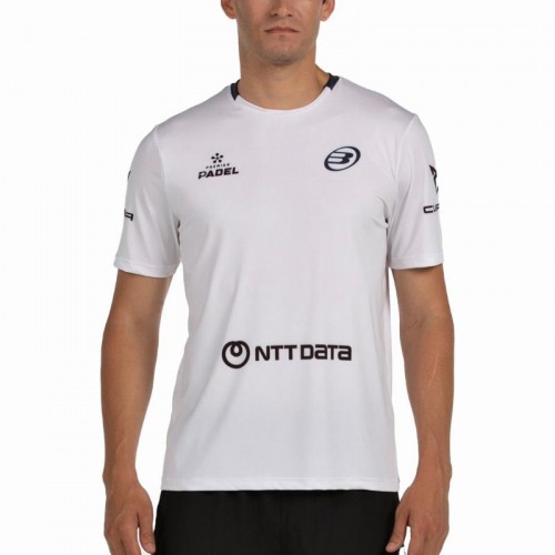 Camiseta Bullpadel Juan Tello Premier Padel Lili Blanco Camiseta Bullpadel Juan Tello Premier Padel Lili Blanco