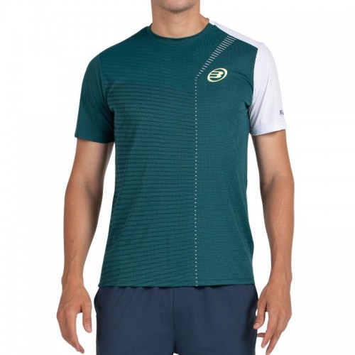 Camiseta Bullpadel Llico Verde Oscuro Camiseta Bullpadel Llico Verde Oscuro