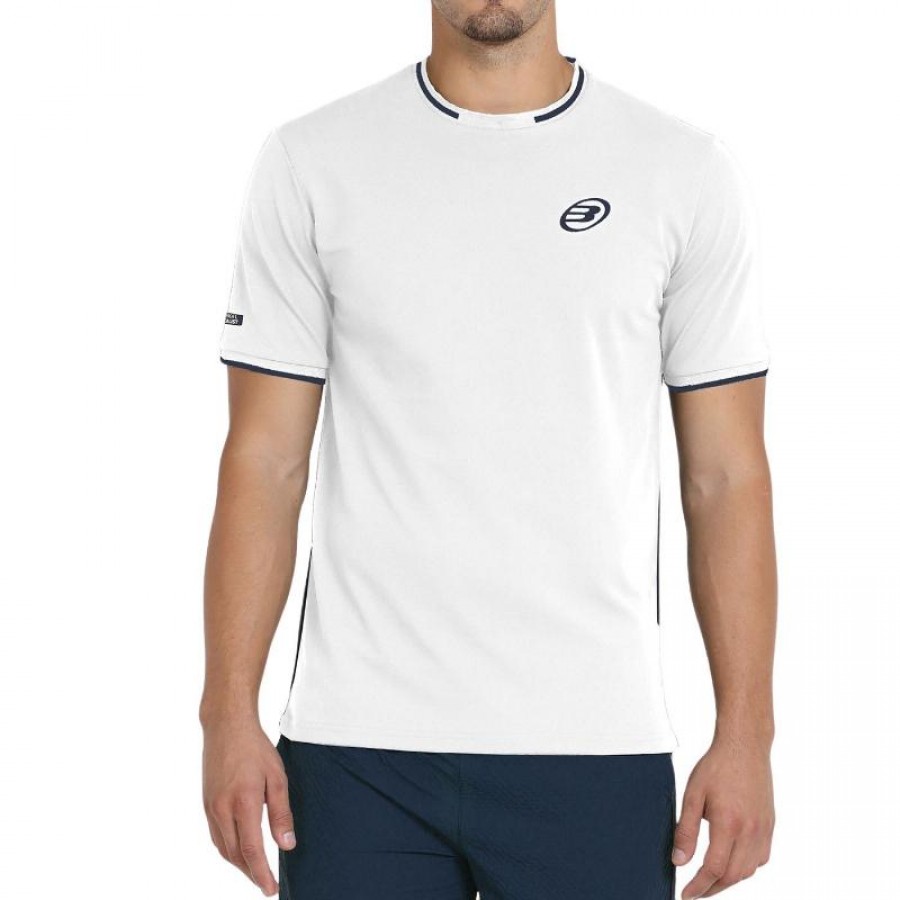 Camiseta Bullpadel Louren 25V Branca  Oferta + Barato
