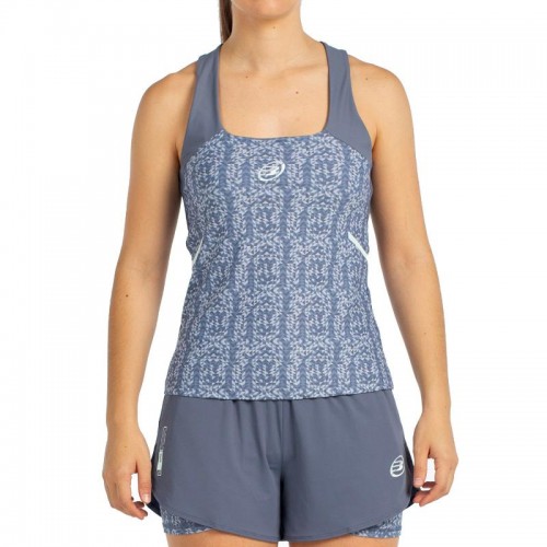 Camiseta Azul Lavada Bullpadel Oilos