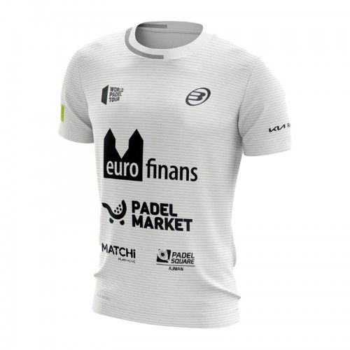 Bullpadel Paquito Navarro Linde White T-shirt 2022 Bullpadel Paquito Navarro Linde White T-shirt 2022