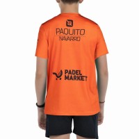 Bullpadel Paquito Navarro Premier Padel Mesia Maglietta Junior in terra battuta