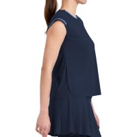 T-shirt bleu marine Bullpadel Pinatar