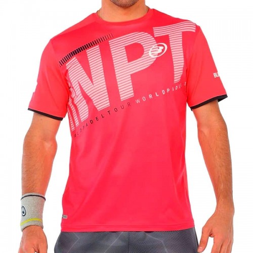 Bullpadel Riter Crimson Fluor T-shirt Bullpadel Riter Crimson Fluor T-shirt