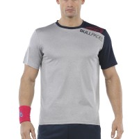 Camiseta de vigor médio cinza bullpadel - Barata Oferta Outlet