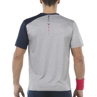 Camiseta de vigor médio cinza bullpadel - Barata Oferta Outlet
