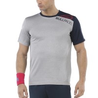 Camiseta de vigor médio cinza bullpadel - Barata Oferta Outlet