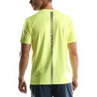 T-shirt Bullpadel WPT Tefilo amarelo flúor de limão - Barata Oferta Outlet