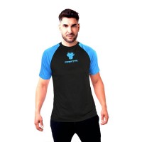 Cartri Match Black Blue Junior T-Shirt  Offer + Cheap