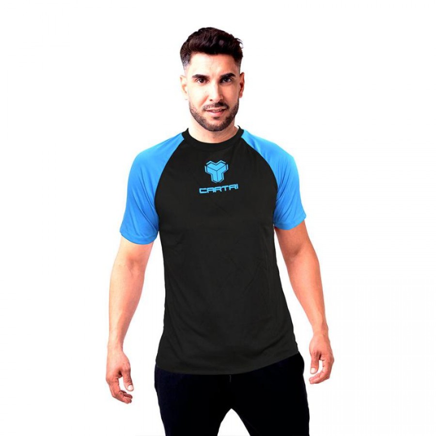 Cartri Match Black Blue Junior T-Shirt  Offer + Cheap