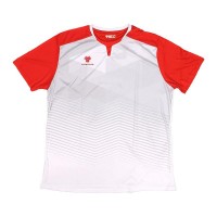 Camiseta escolar Cartri Branco Cinza Vermelho  Oferta + Barato