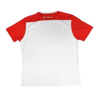 Camiseta escolar Cartri Branco Cinza Vermelho  Oferta + Barato
