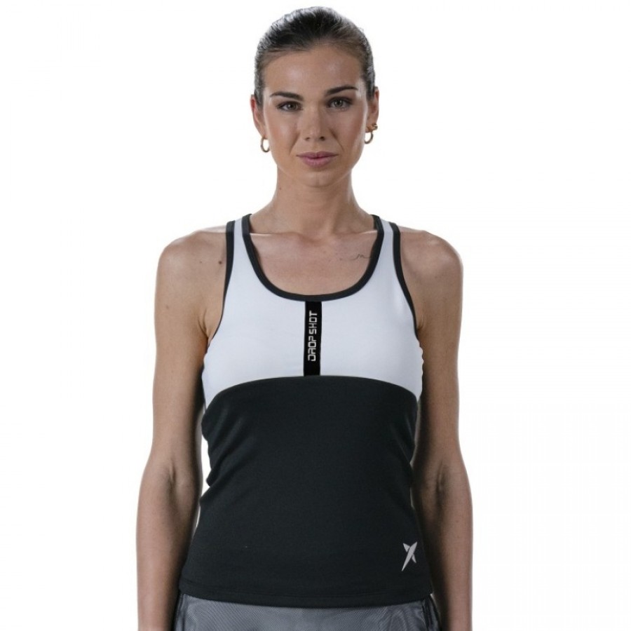 Camiseta Drop Shot Onix Preto Branco  Oferta + Barato