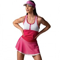 Drop Shot Sol Azalea Pink White T-Shirt  Offer + Cheap