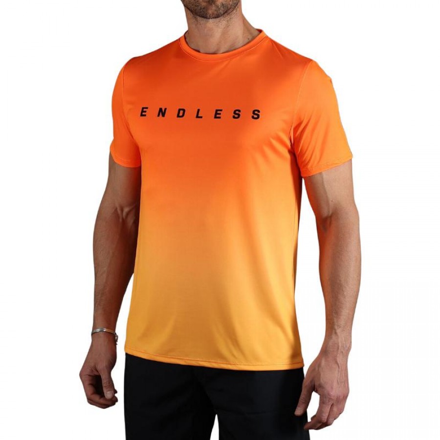 T-shirt orange degrade Endless Ace  Offre - Pas cher