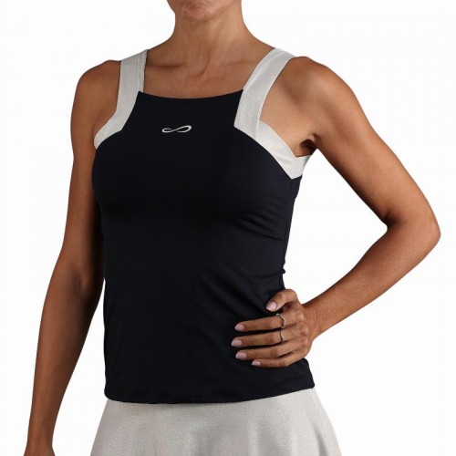 Camiseta Endless Breeze Negro Dorado