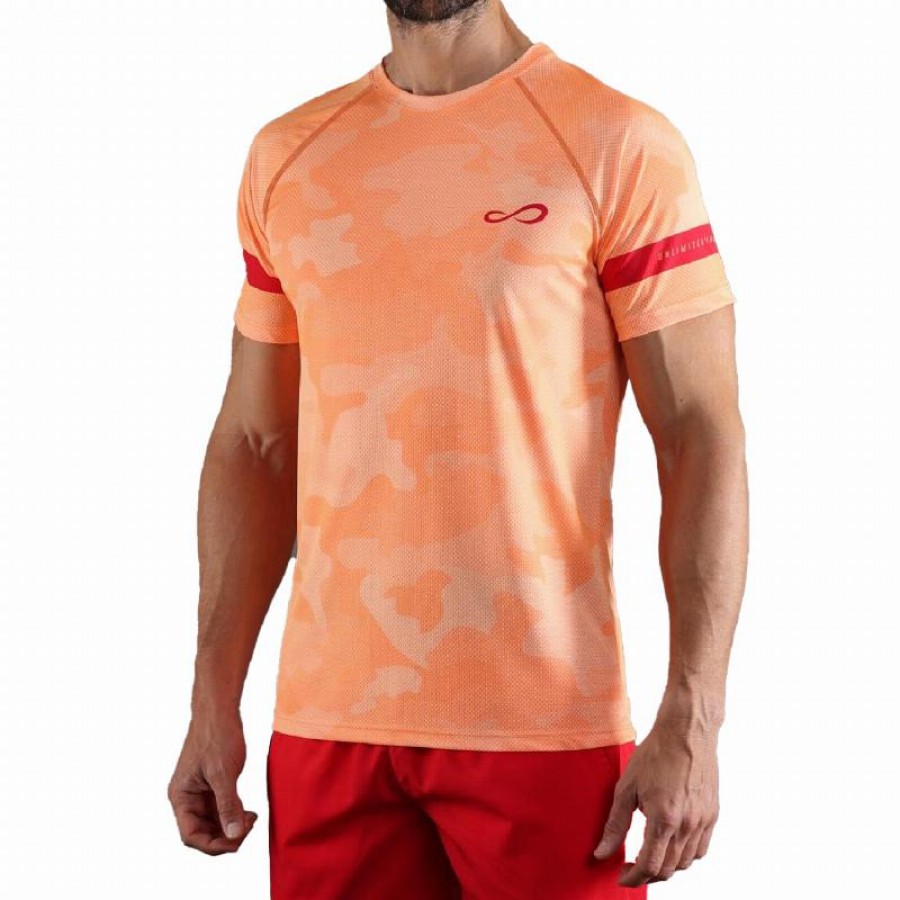 Camiseta Endless Camo Naranja  Offre - Pas cher