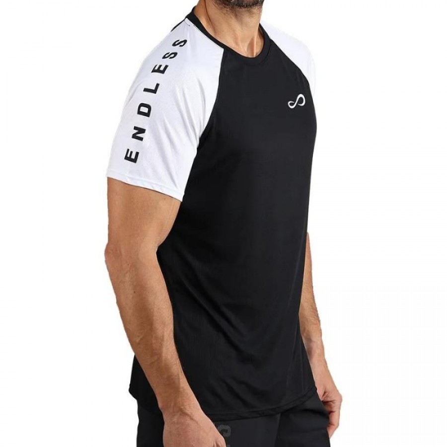 Camiseta Endless Feisty Iconic Negro Blanco  Oferta + Barato