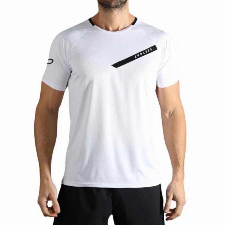 T-shirt Endless Tracer Branco Preto  Oferta + Barato