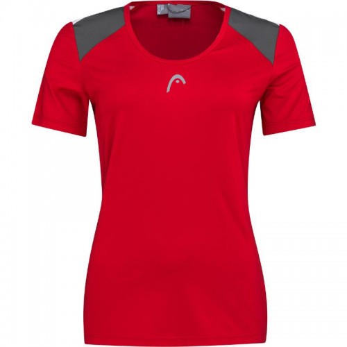 Camiseta Head Club 22 Tech Rojo Mujer Camiseta Head Club 22 Tech Rojo Mujer