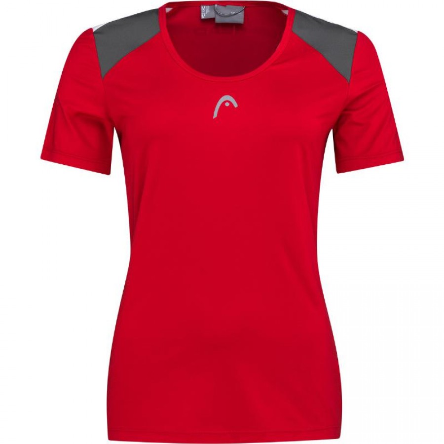 Head Club 22 Tech Rouge T-Shirt Femme